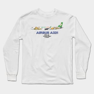 Airbus A321 - EVA Air "Comfort Flight" Long Sleeve T-Shirt